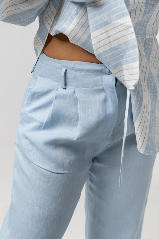 Calça pantalona branca