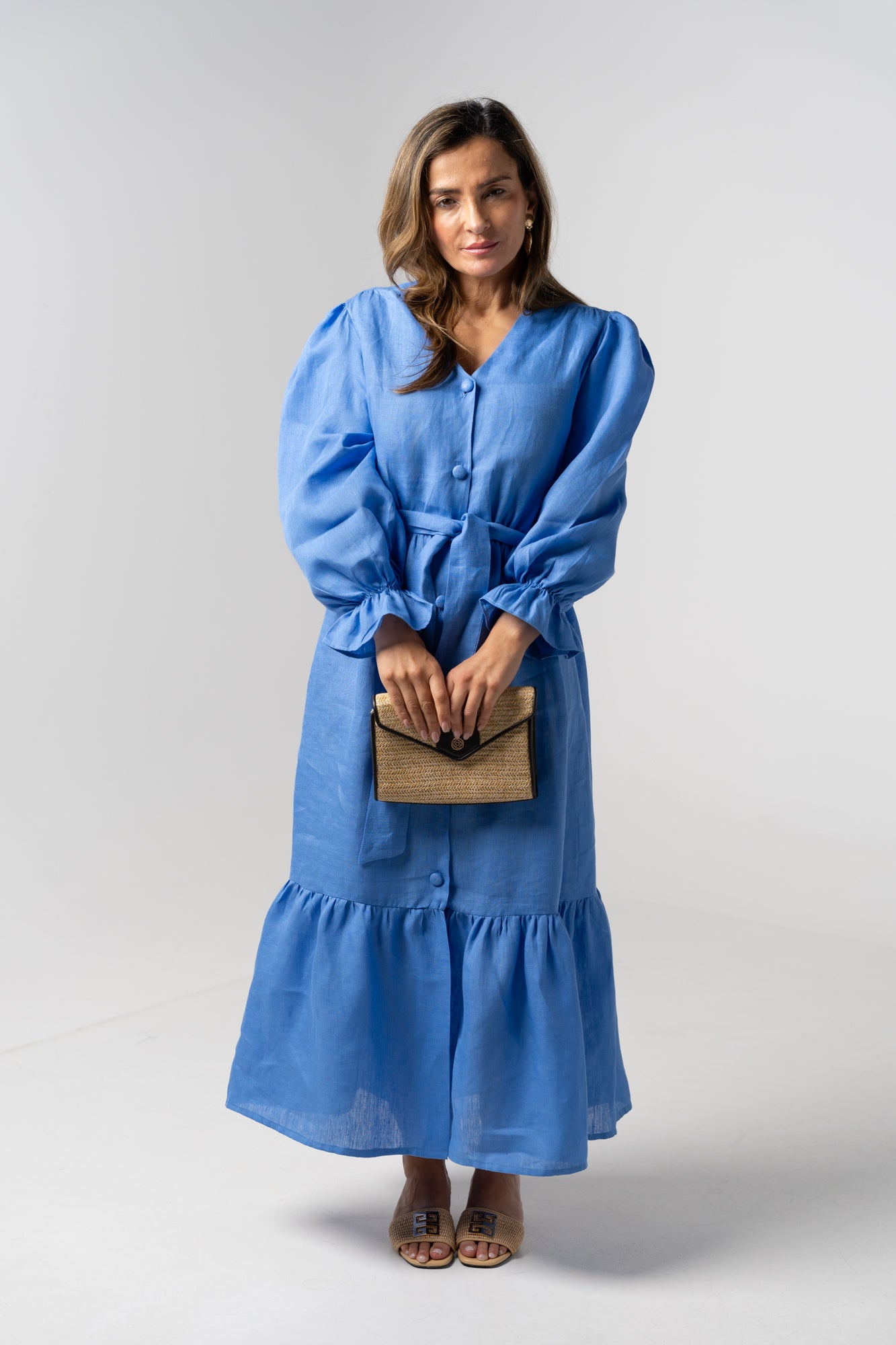 Vestido Midi Azulão