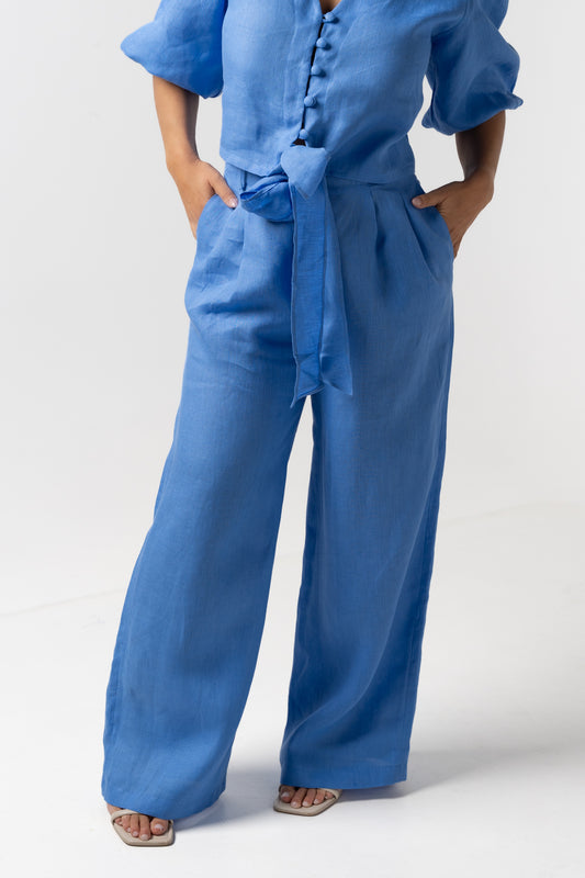 Conjunto calças azulão