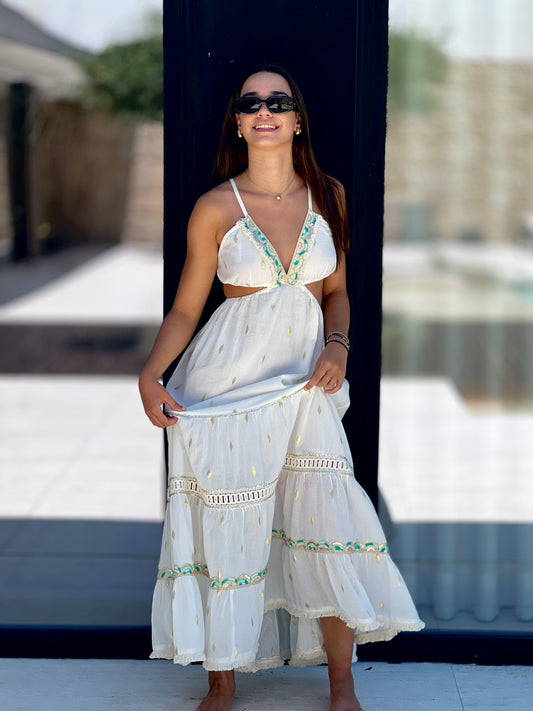 Vestido Largo Boho Branco
