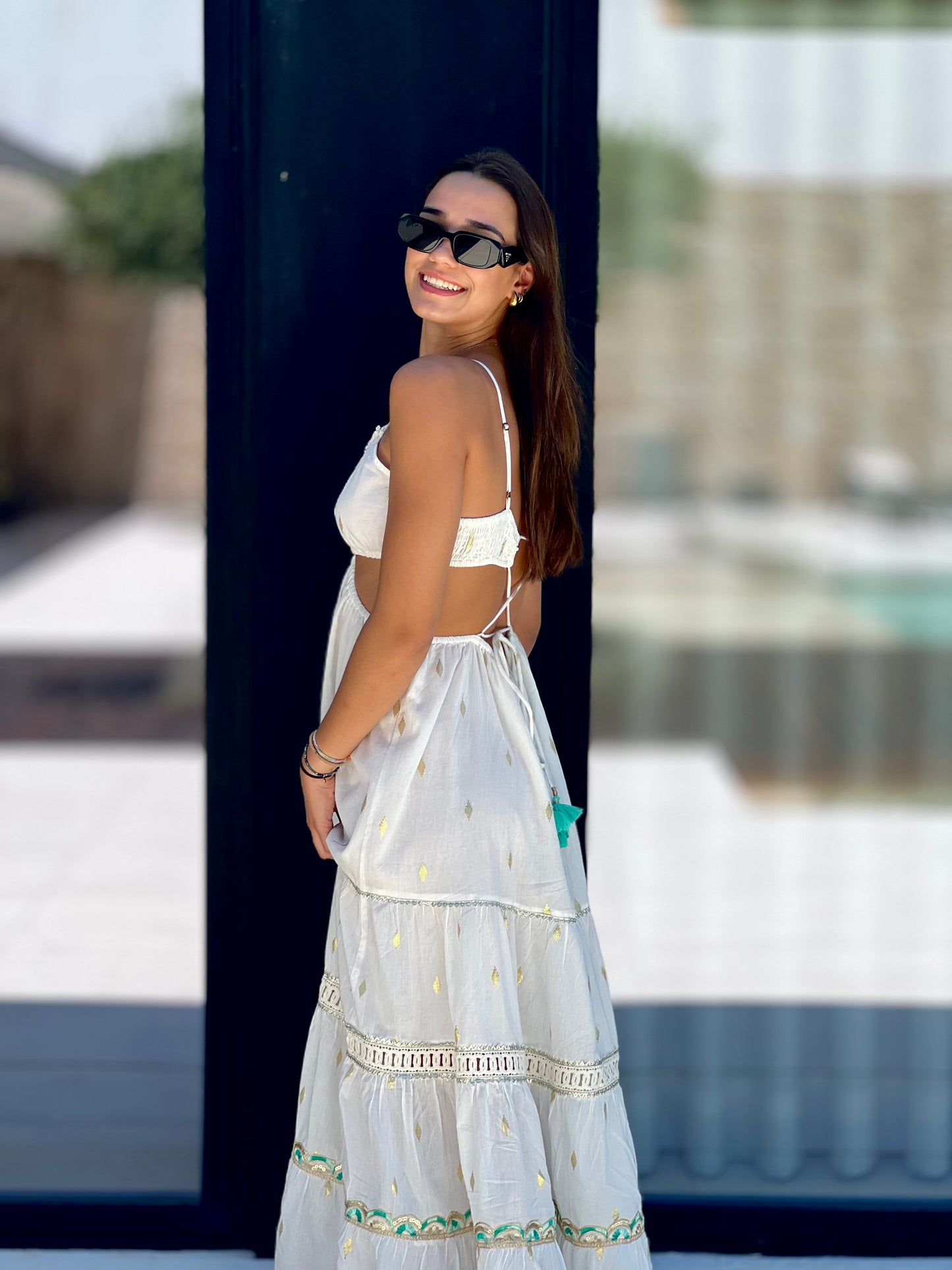 Vestido Largo Boho Branco