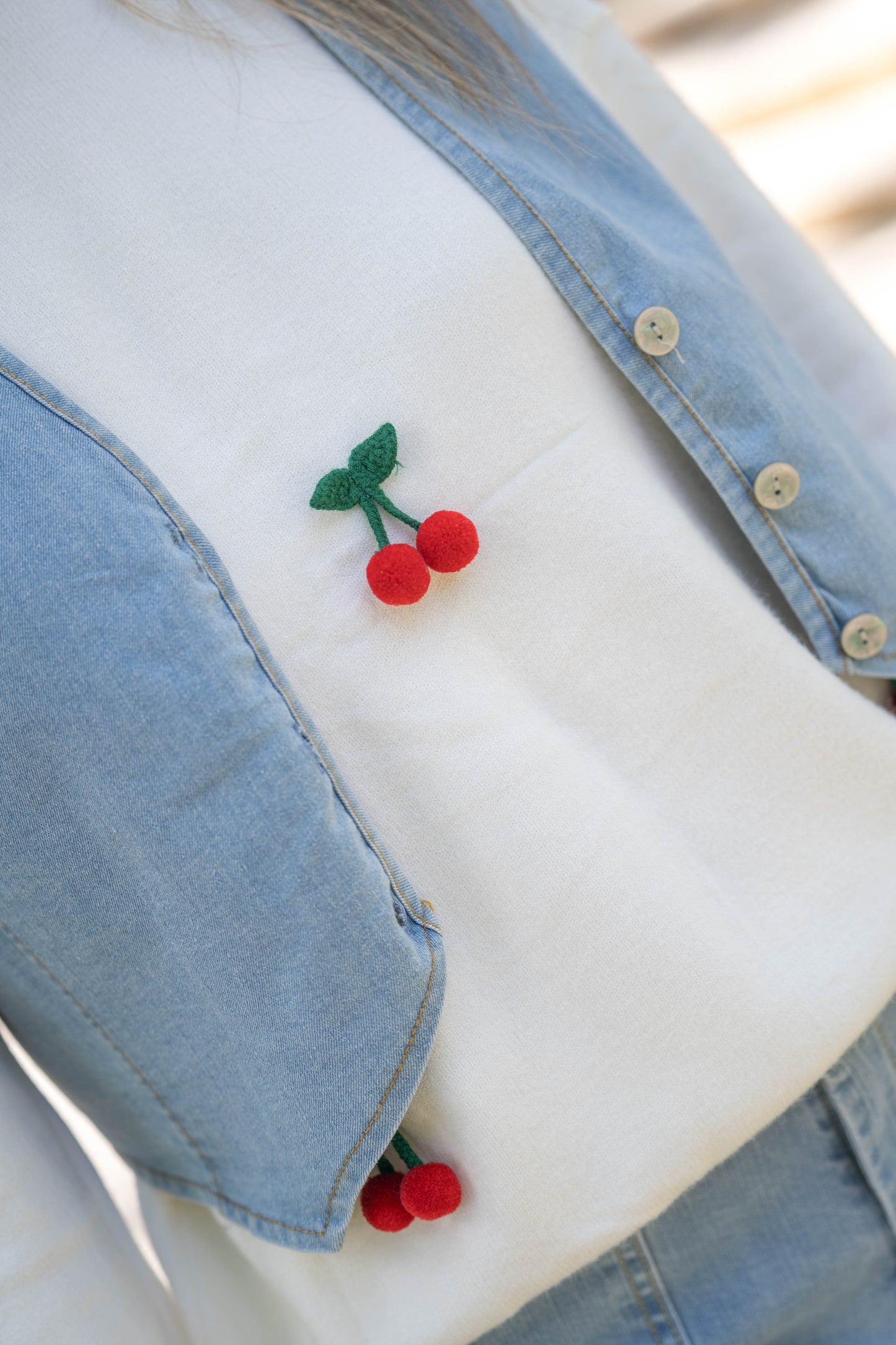 Camisola de Malha cerejas
