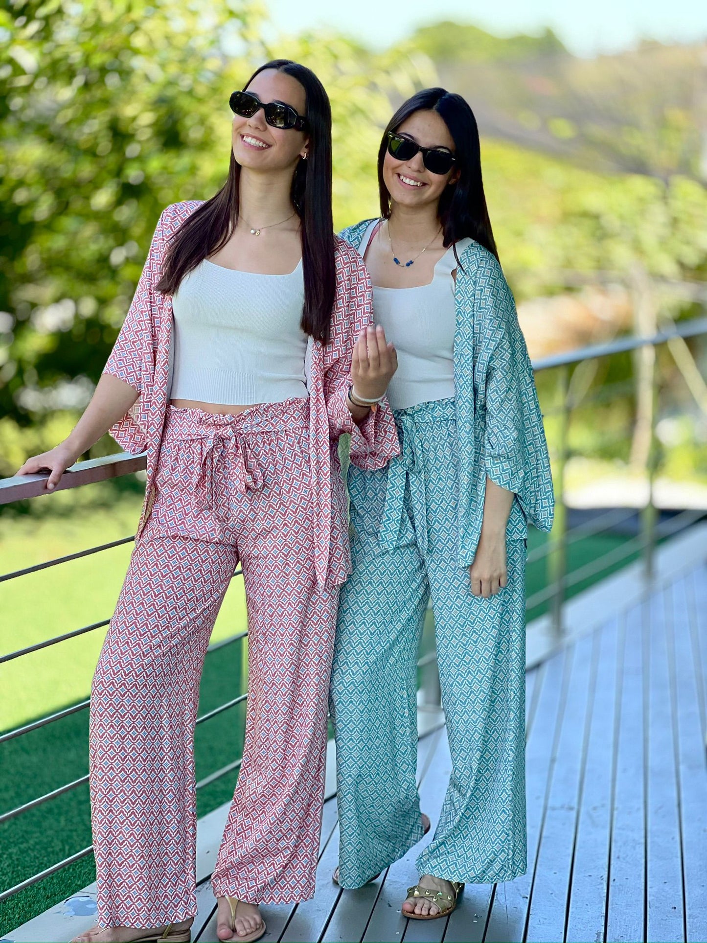 Calça Fluida com Laçada
