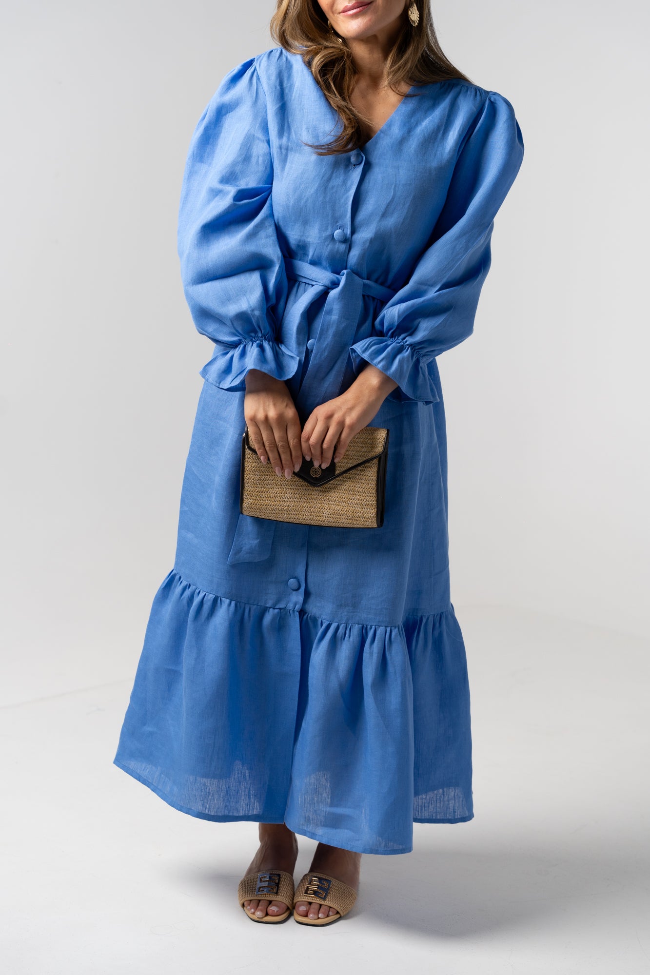 Vestido Midi Azulão