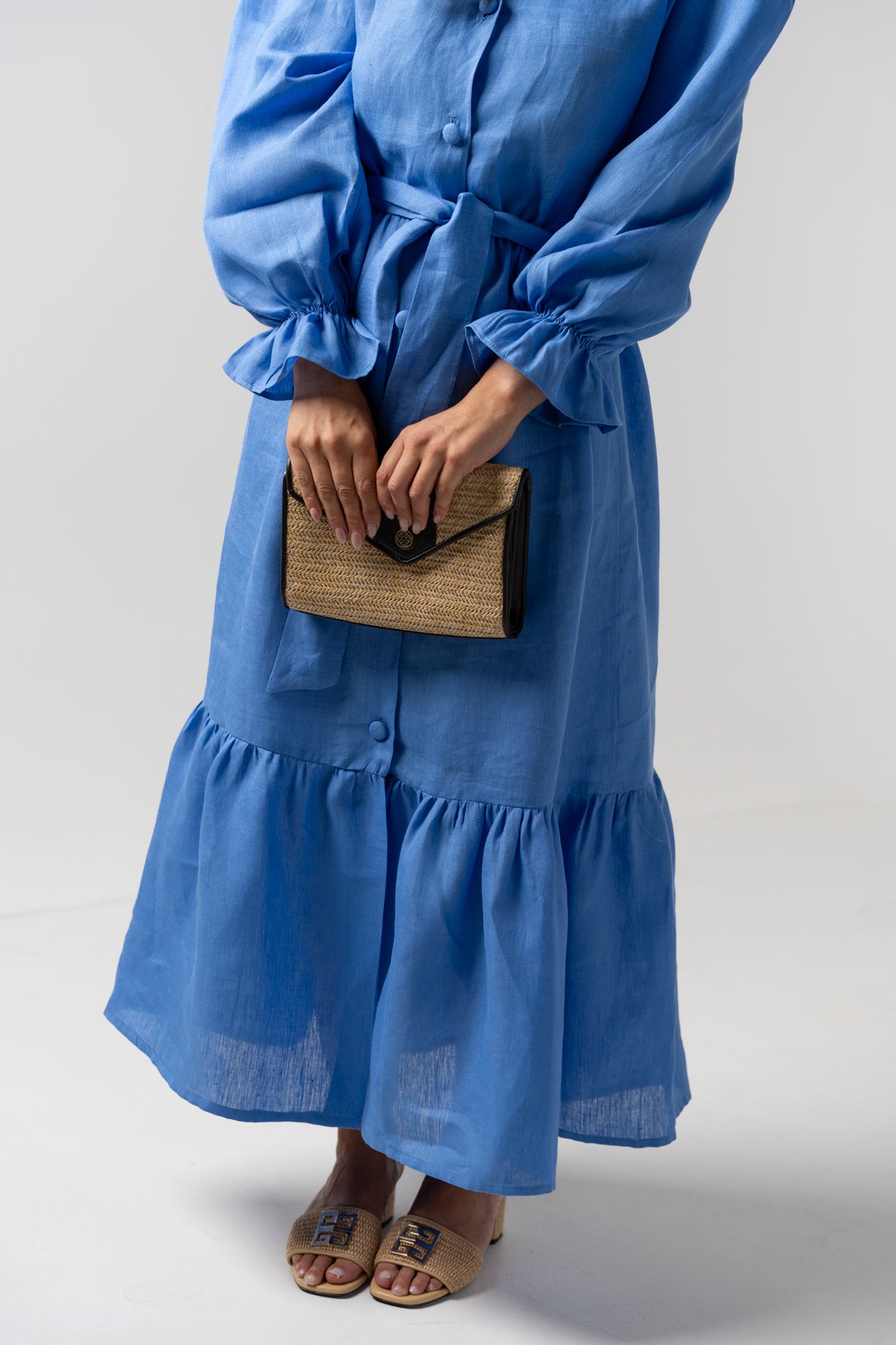 Vestido Midi Azulão