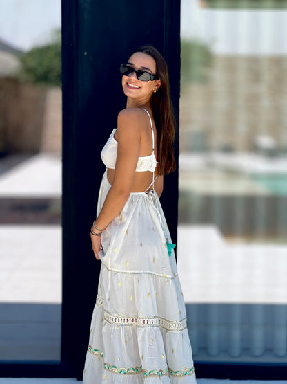 Vestido Largo Boho Branco